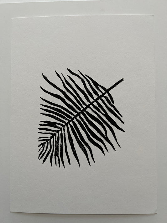 Palm Frond Print